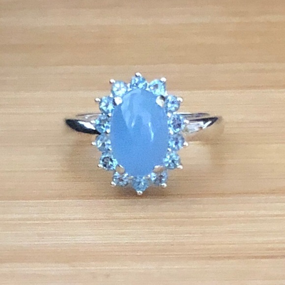 Jewelry - $72 Designer Estate Ring   Sterling  Size 10 & 1/4   Designer Mark 925 CHINA